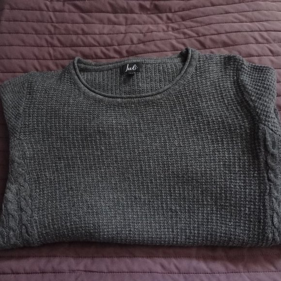 Juli small long sleeve grey sweatshirt - Picture 1 of 2